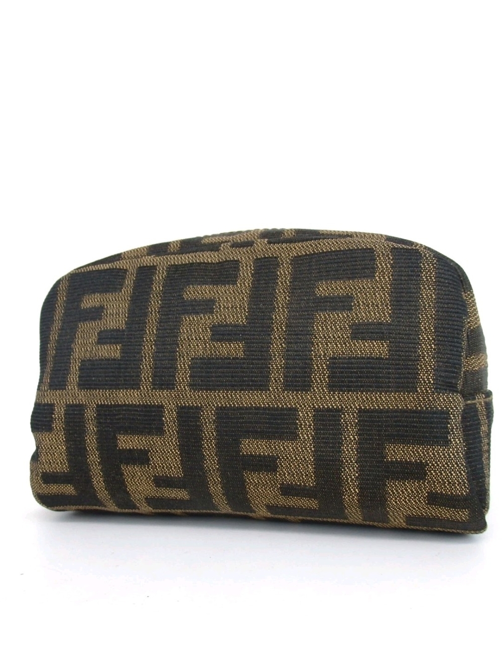 Fendi Brown/Black Logo Toiletry Pouch